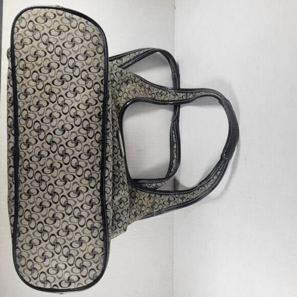 Rosetti Black & Gray Casual Everyday Cotton Blend Shoulder Bag and Coin Purse - Picture 12 of 16